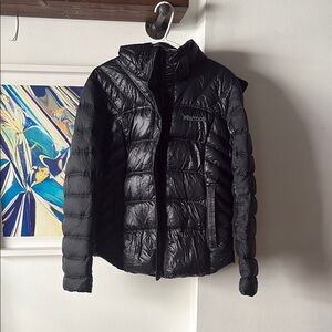 Marmot Shiny Black Down Jacket